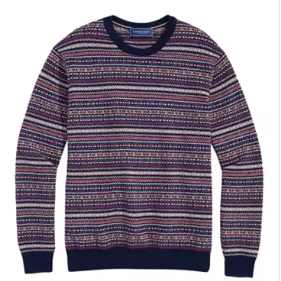 Vineyard Vines Men Fair Isle Crewneck Sweater - Picture 1 of 4